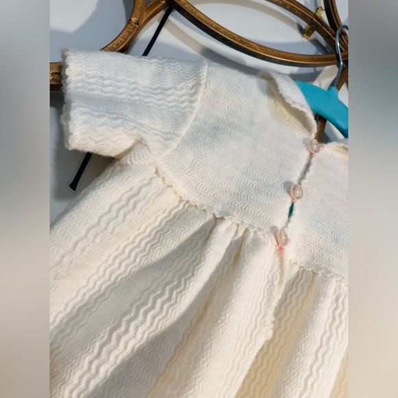 Charming Cream Kids Dress - Picture 5 of 6